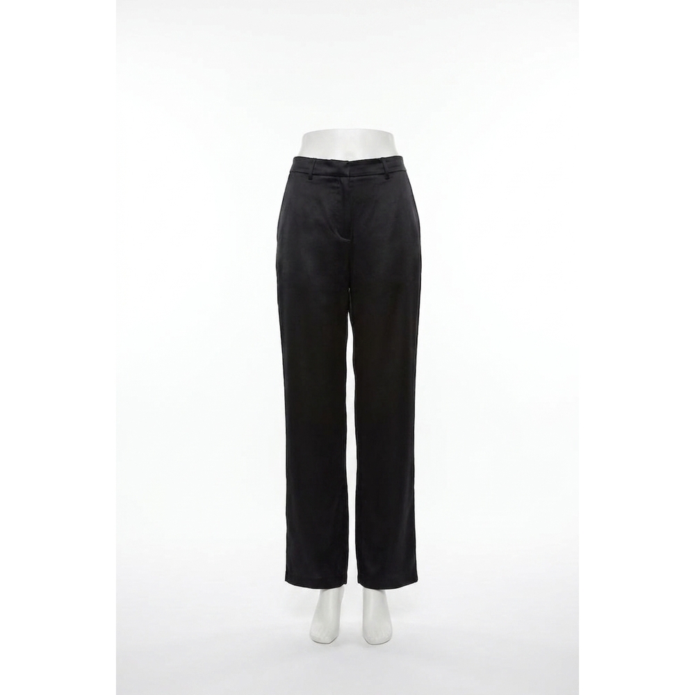 NEW ENZA COSTA silk satin pantlet in black